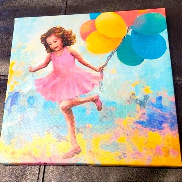 🎨 COLORFUL ABSTRACT CANVAS ART 🎨 - Picture 3 of 3